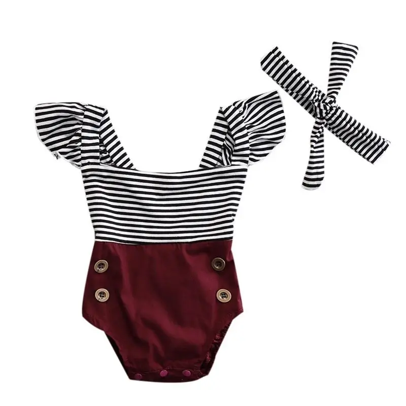 

New Fashion Toddler Baby Girl Jumpsuits Newborn Baby Kid Girl Romper Jumpsuit Infant Clothes Outfit Set 0-18M