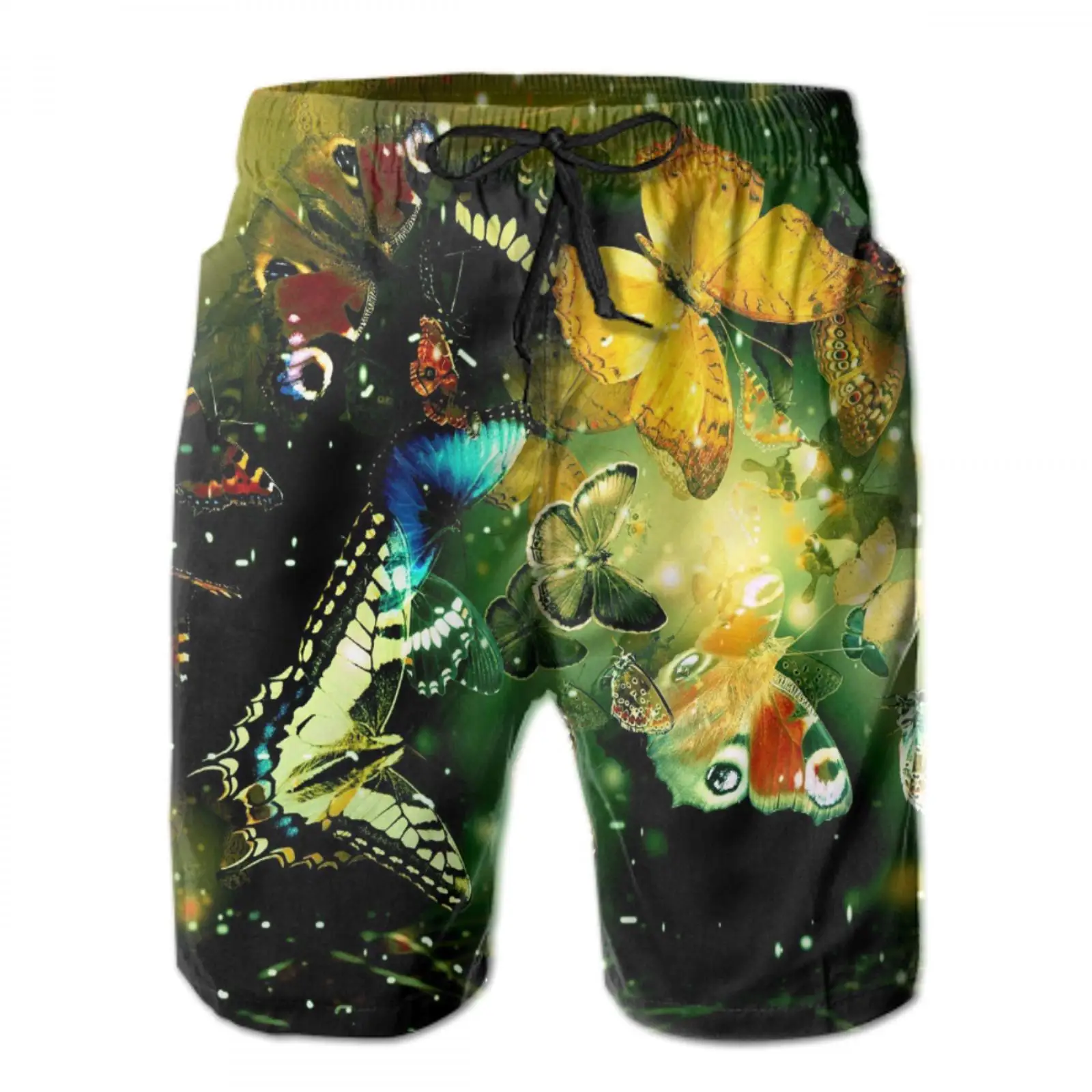 

Купальник с 3d принтом бабочки, пляжные шорты, забавные мужские/мужские свободные трусики, декоративная бабочка