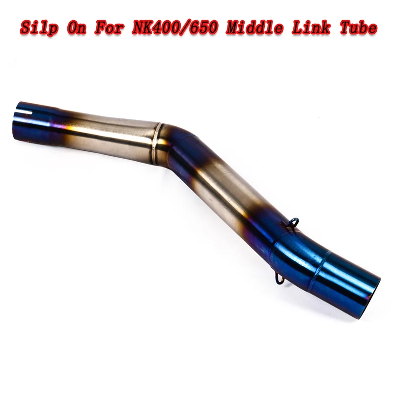 Silp On для NK 400 650 мотоциклетная средняя Соединительная труба из нержавеющей стали 51