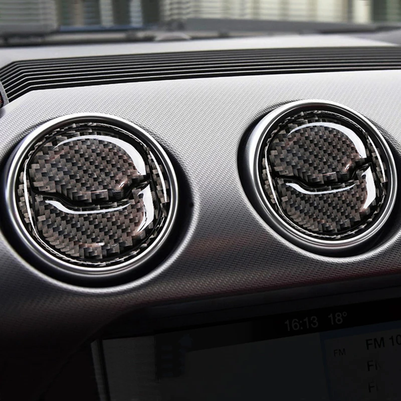 Внутренняя панель из натурального углеродного волокна Центральная решетка для