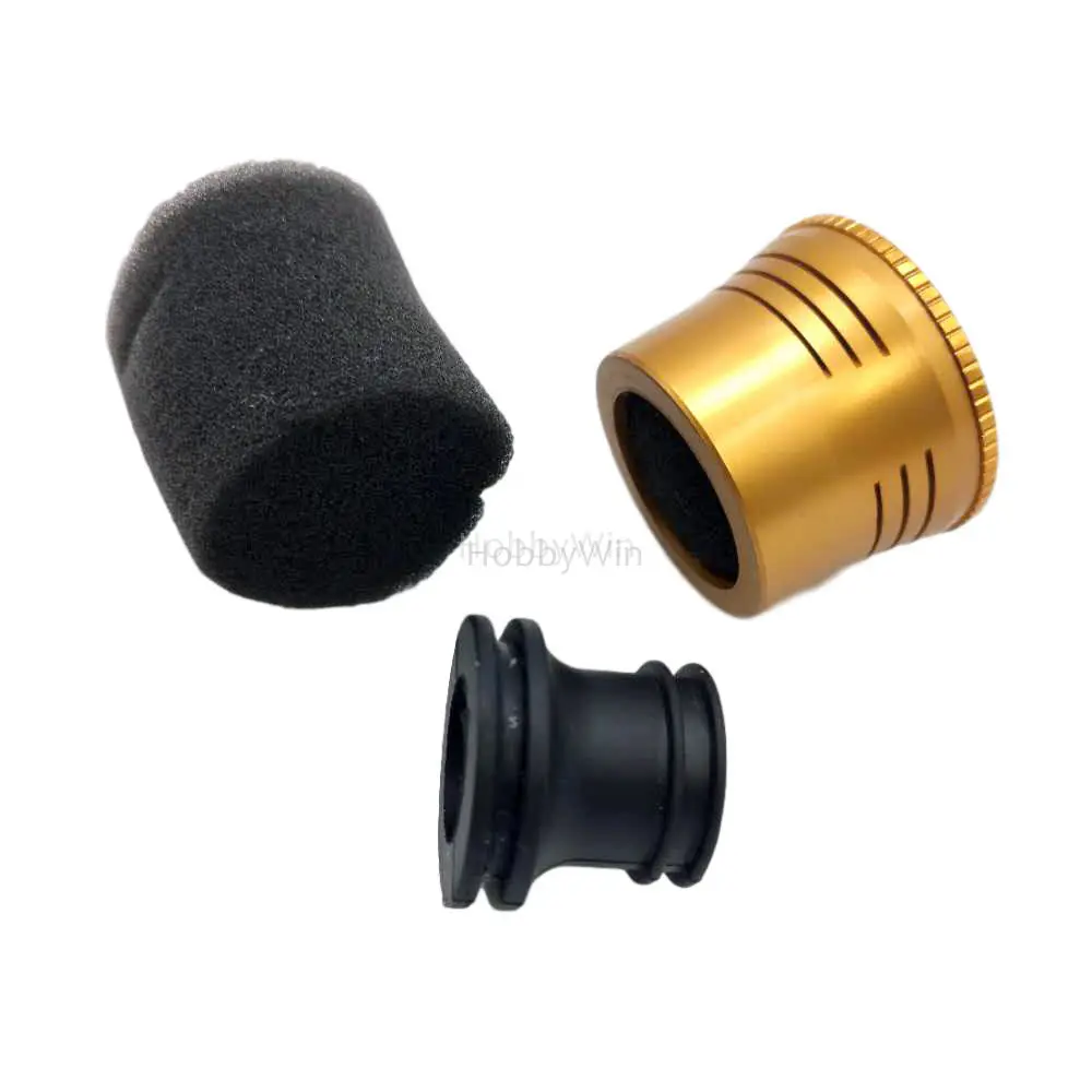 Golden Aluminum 1/8 High Flow Air Filter for RC Model Nitro Fuel Eengine Buggy Car Off-Road Truck Truggy | Игрушки и хобби