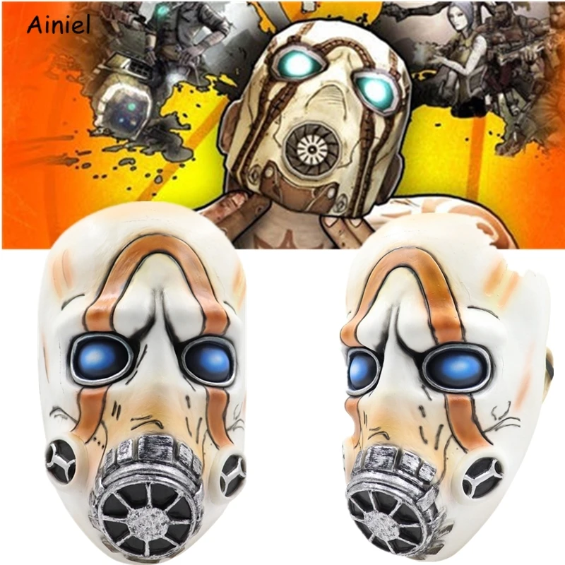 Borderland 3 игра Krieg маска PS4 игры Хэллоуин забавная Косплей ужас латексная для