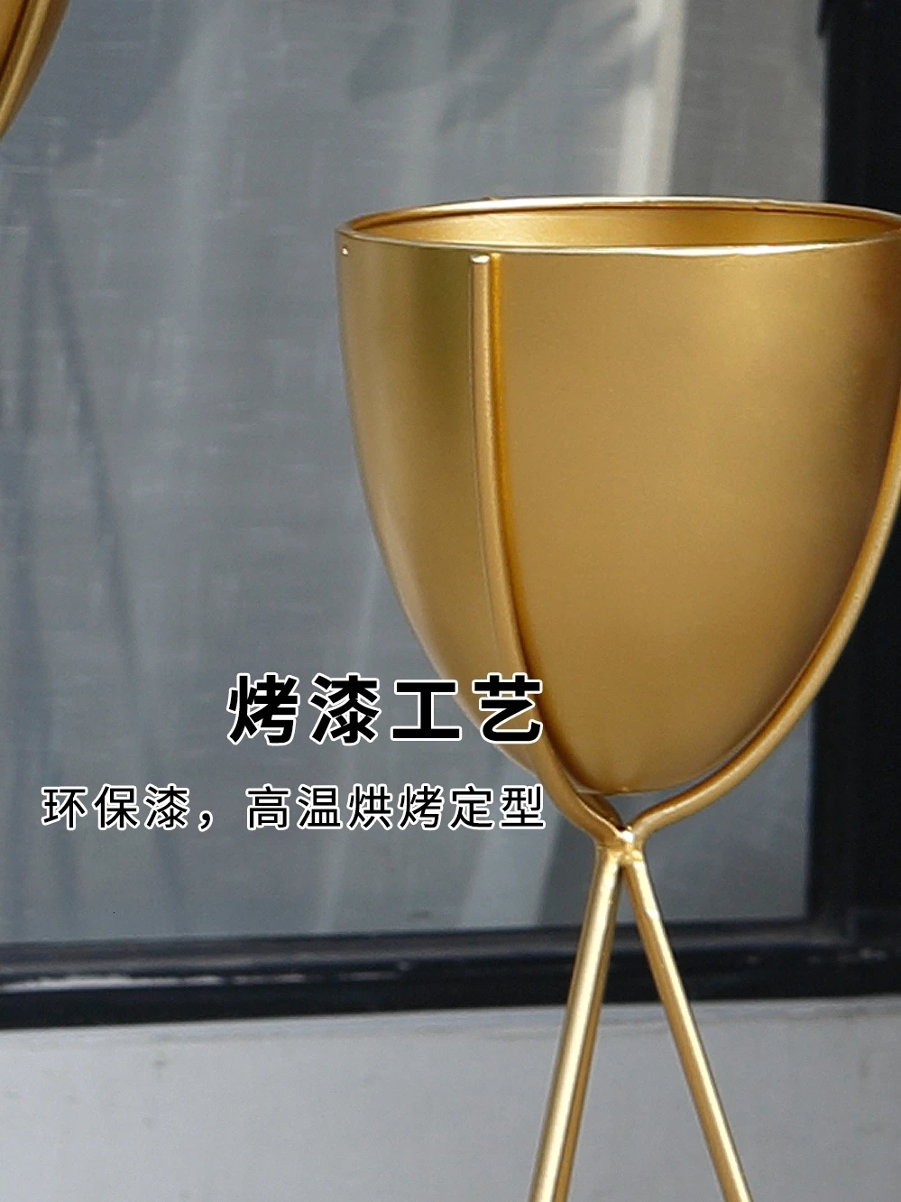 

Modern Balcony Decorate A Living Room Indoor Chlorophytum Flower Airs Green Luo pot Frame To Ground Iron Art Rack