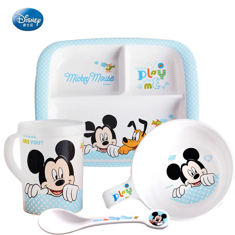 Набор детских столовых приборов Disney Микки и Минни рисовая миска тарелка чашка