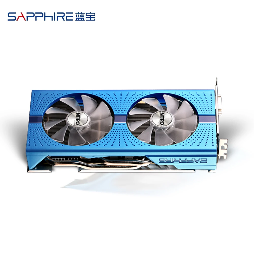 Графическая карта SAPPHIRE AMD Radeon NITRO + RX 580 GDDR5 256 бит 8 Гб PCI настольные игровые
