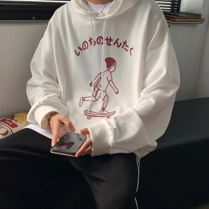 Модные мужские и женские рок скейтборд Толстовка спортивный свитер Лонгборд