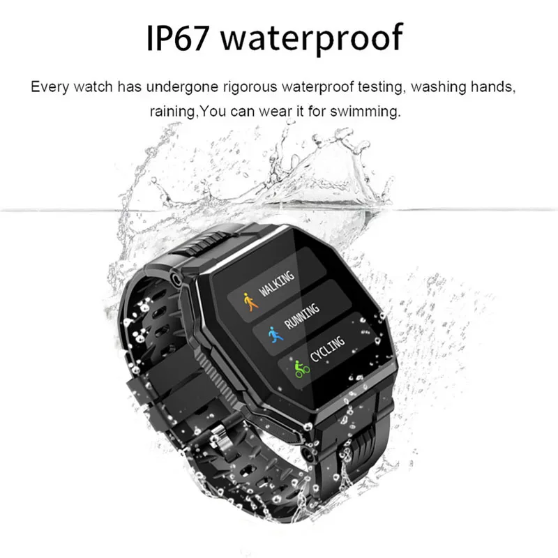 

2021 Luxury Smart Watch Men Sport Fitness Bluetooth Call Multifunction Music Control Alarm Clock Reminder Smartwatch For Phone