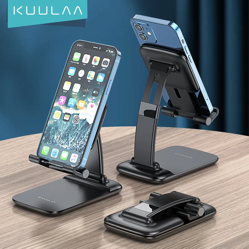 

Подставка для телефона KUULAA, универсальная Телескопическая Настольная подставка для планшета, регулируемая, для iPhone, iPad, Huawei