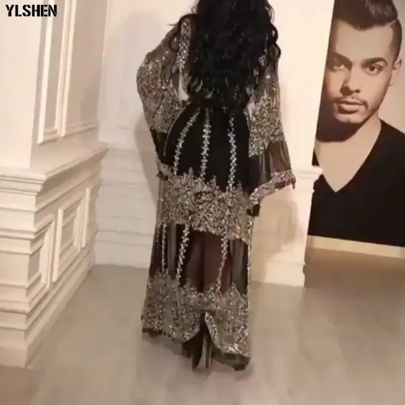 Черные африканские платья для женщин комплект из 2 предметов Африканское платье