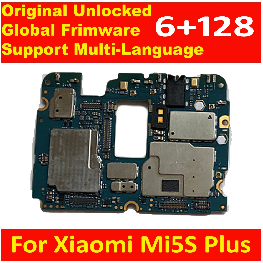100% оригинальная материнская плата для Xiaomi Mi5S Plus с микросхемами гибкий кабель