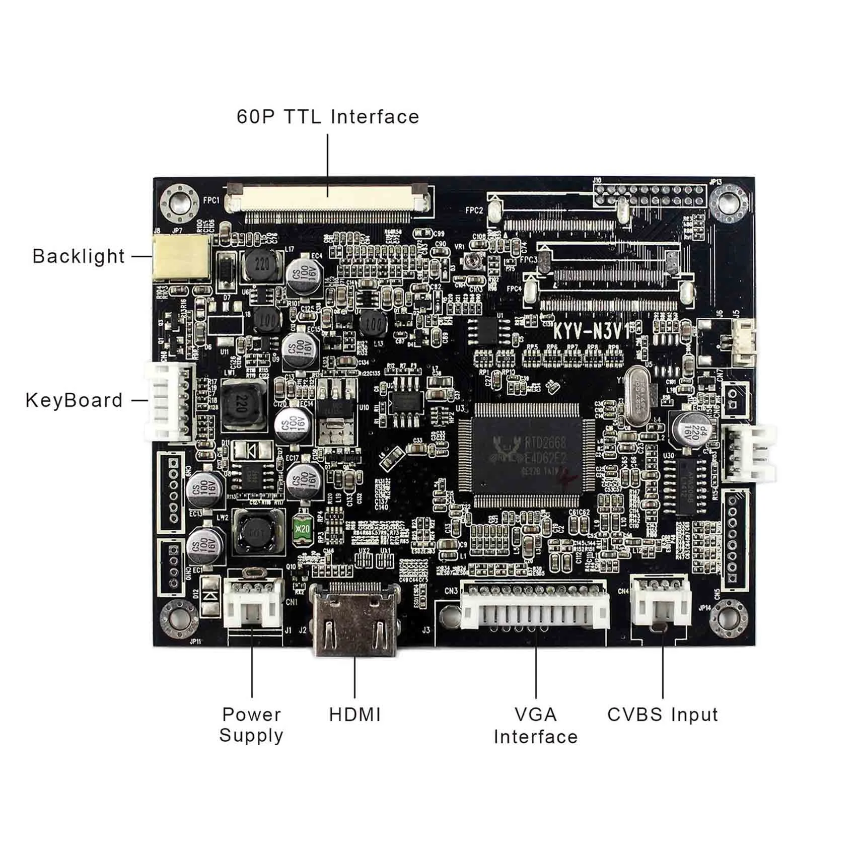 ЖК-дисплей 10 4 дюйма A104SN03 V1 800X600 60 контактов ЖК-экран с HDMI VGA AV плата контроллера