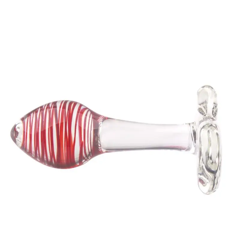 Стеклянная Анальная пробка стимулятор массажер для ягодиц удовольствие