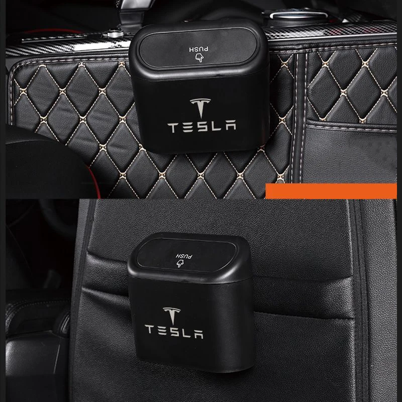 Автомобильный мусорный бак для Tesla Model 3 Y S X контейнер хранения ведро мусора