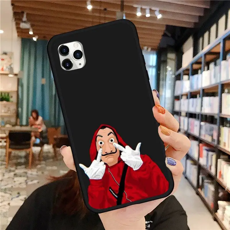 

pain TV Money Heist House of Paper Phone Case for iPhone 11 12 pro MINI XS MAX 8 7 6 6S Plus X 5S SE 2020 XR