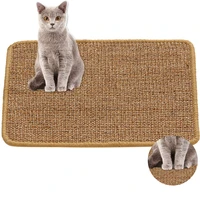 cat scratching mat natural sisal felt durable cat scratcher sisal scratching pad for cats protecting furniture supplies