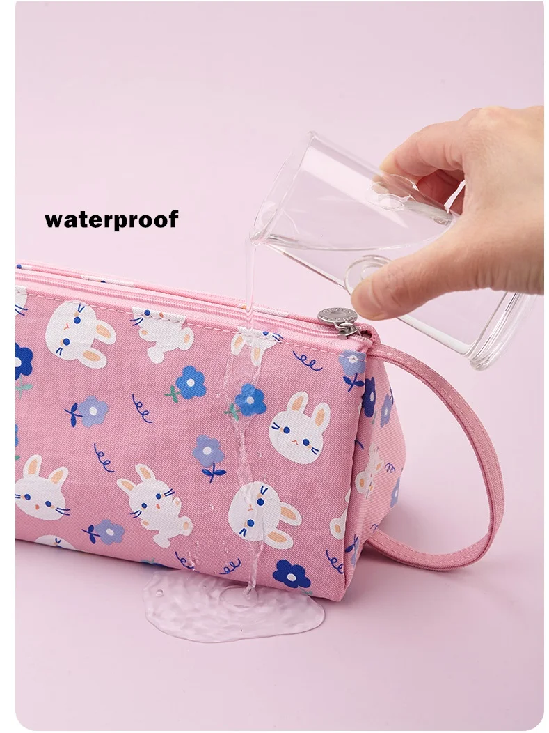 

Cartoon Handbag Pen Pencil Bag Case Cute Animal Family Waterproof Storage Pouch Stationery School Student Supplies