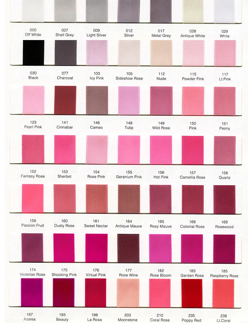 Двухсторонняя Атласная Лента 100 ярдов однотонная 3/8 дюйма 9 мм плотная и толстая