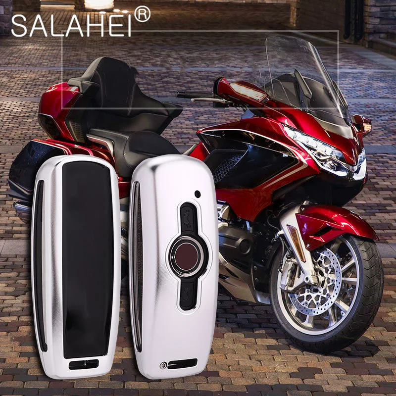 Алюминиевый сплав чехол для ключей от мотоцикла крышка Honda GL1800 Gold Wing голдвинг ЧПУ