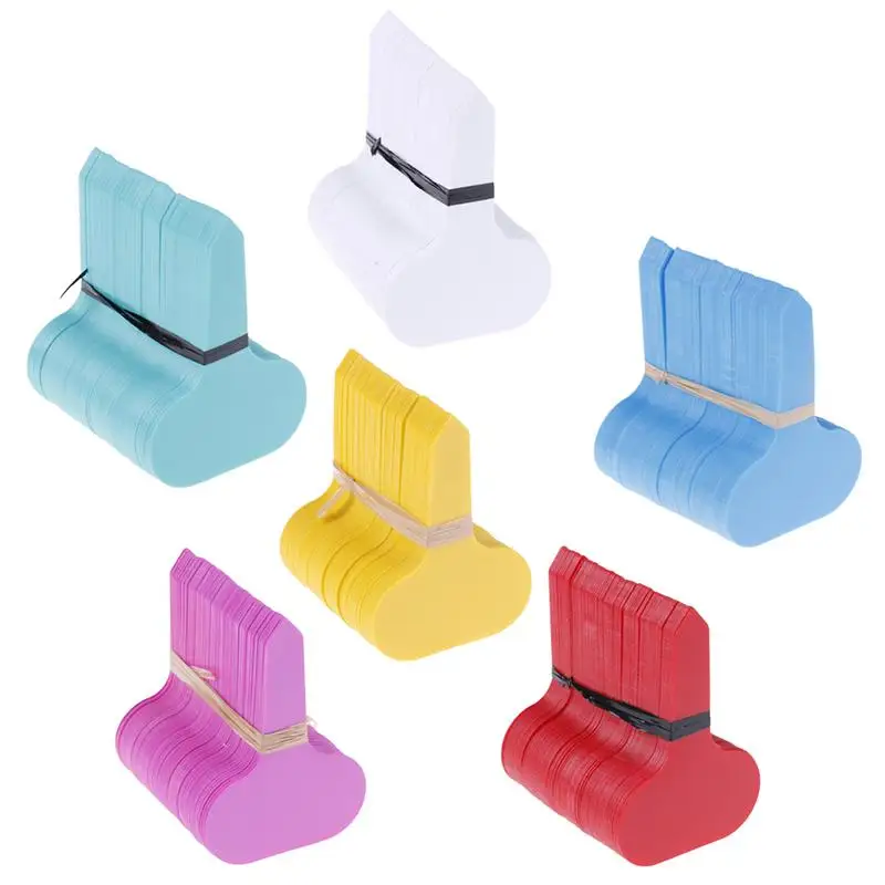 

100pcs Garden Labels Plant Classification Sorting Sign Tag Ticket Plastic Writing Plate Board Plug Card Colorful