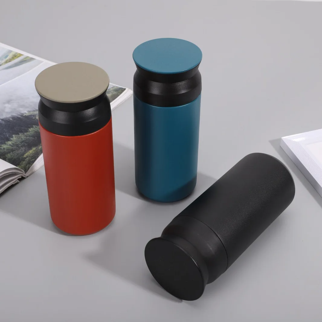 

500ml Japanese Coffee Solid Color Cup 304 Stainless Steel Car Mug Business Coffee Cup Portable Daily Creative Cup