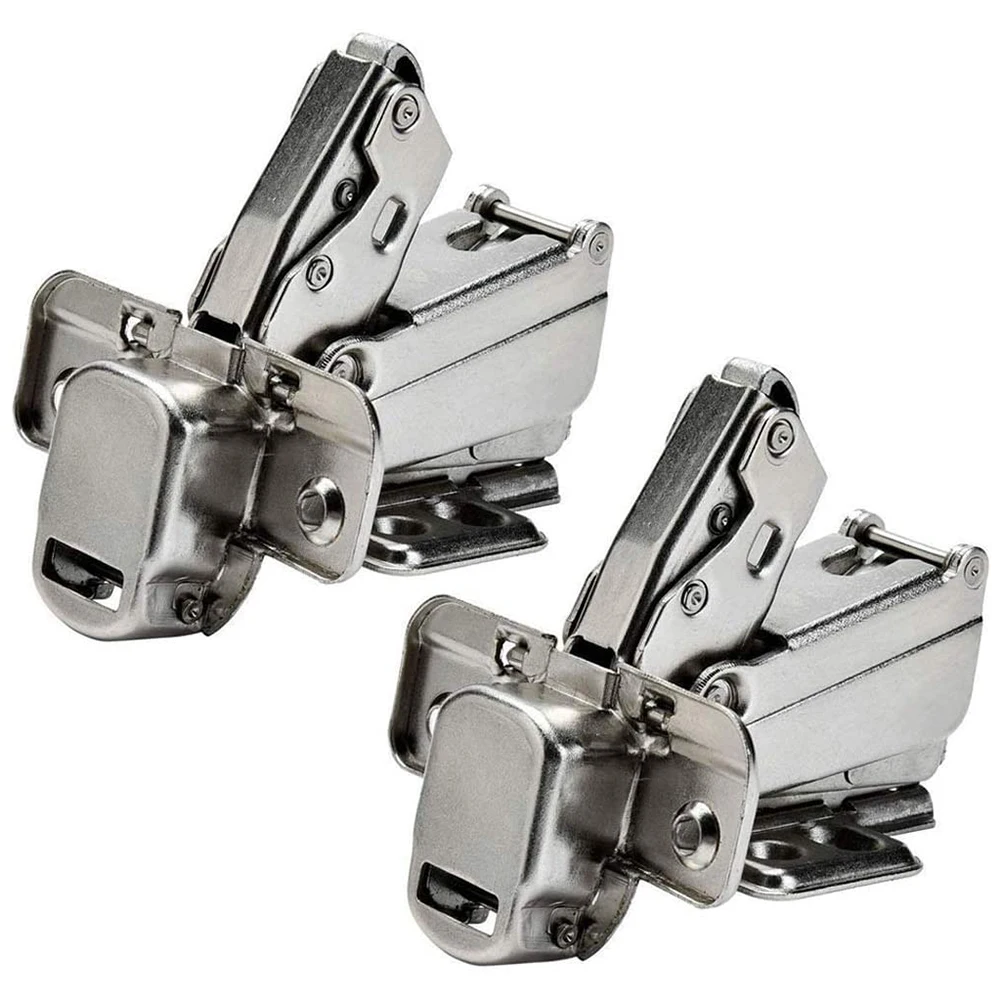 

2pcs 175 Degree Hinges Frameless Cabinet Doors Hinges Concealed Hydraulically Adjustable Mounting Hinges B1