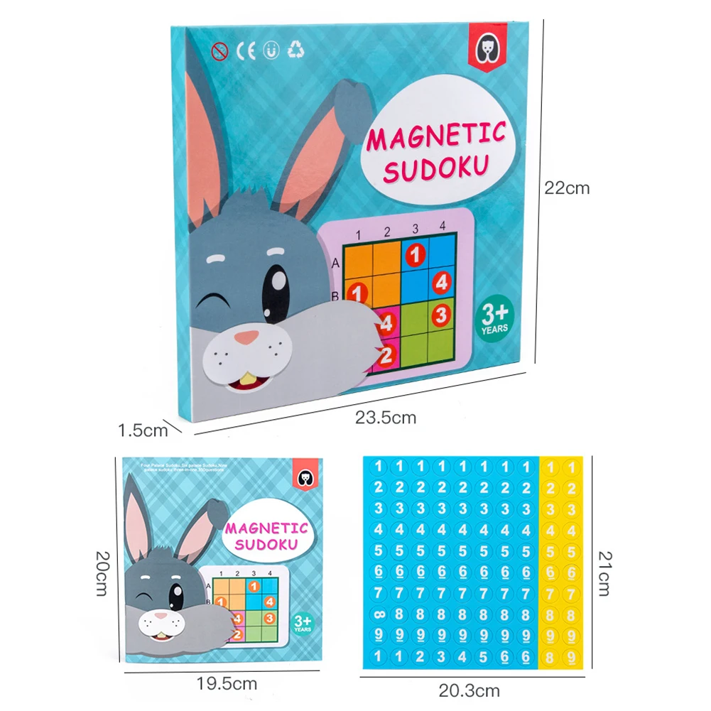 

1 Set Educational Sudoku Puzzles Reusable Board Travel Toys for Boys Girls kids educational toys for children gift