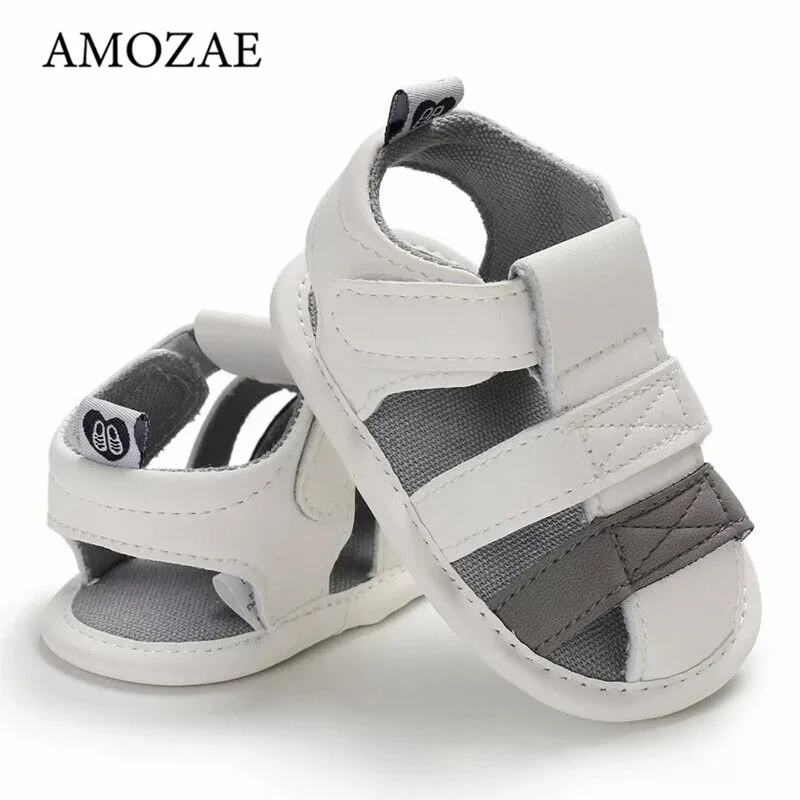 

Summer Baby Shoes Newborn Infant Baby Girl Shoes Boy Kids Crib Shoes Soft Sole Solid Hook Causal Anti Slip First Walkers 0-18M