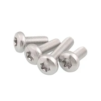 10pcslot m4 m5 m6 m8 six lobe torx pan round head screw bolts gb2672 10 40mm length a2 304 stainless steel