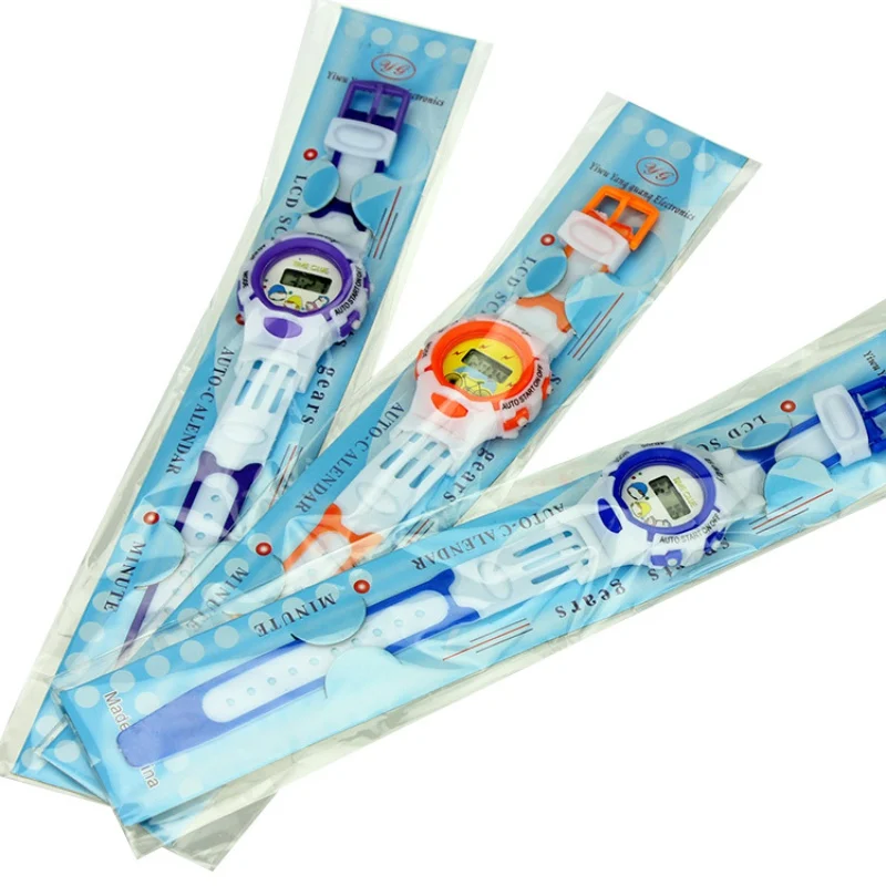 1 шт. детские электронные наручные часы для мальчиков и девочек|Роботы животные с