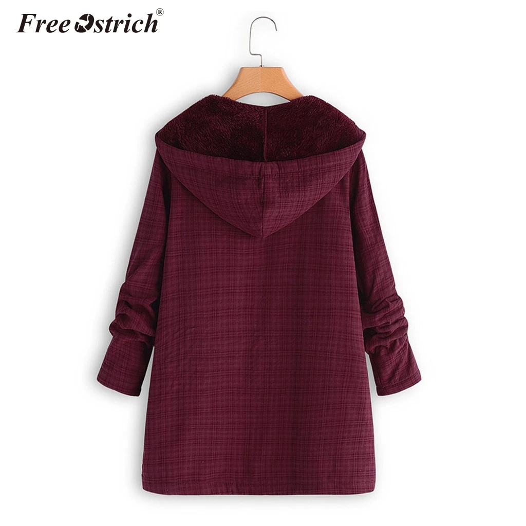 Бесплатная Страусиная Женская куртка плюшевое пальто женская ветровка теплая