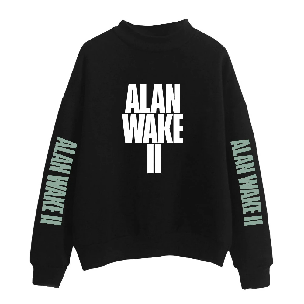 

Мужской и женский свитер без косточек Alan Wake, свитер с длинным рукавом, круглым вырезом и принтом, Осень-зима 2022