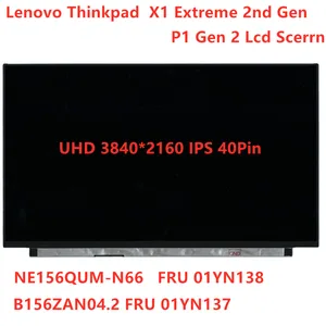 neworig lenovo thinkpad p1 gen 2 x1 extreme 2nd gen uhd 38402160 ips lcd led screen no touch screen panel 01yn137 01yn138 free global shipping