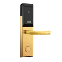 hotel management system and smart door lock key ic card unlock electronic smart lock hotel door lock system
