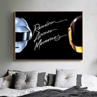 Шлем Daft Punk маска, музыкальный постер и печать на холсте, искусство, живопись, настенные картины для гостиной, украшение для дома