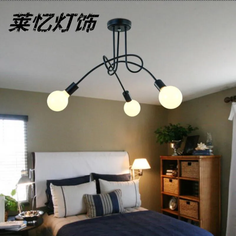 

Modern Fashion large spider braided chandeliers white black fabric shades 10 lights Hanging Clusters ceiling lamp living room