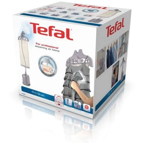 Отпариватель напольный TEFAL IT3450E0 белый/синий (1830007232)|Отпариватели для одежды| |