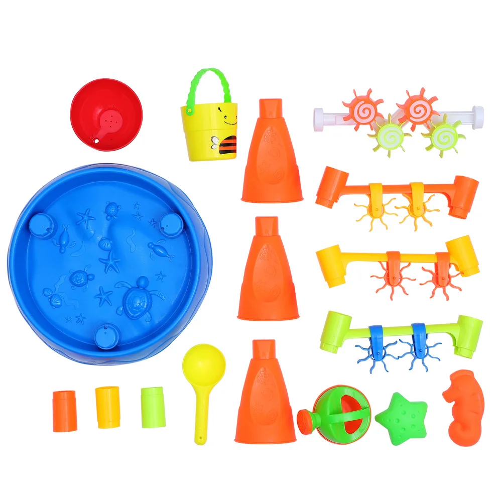 

1 Set Sand Playing Table Beach Table Playing Sand Windmill Children