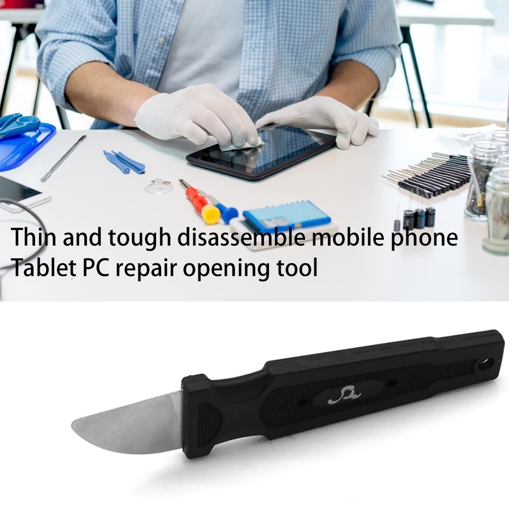 

Practical Metal Pry Blade Opener with Handle Spudger Teardown Cutter Hand Tool for Phone Laptop Computer Opening
