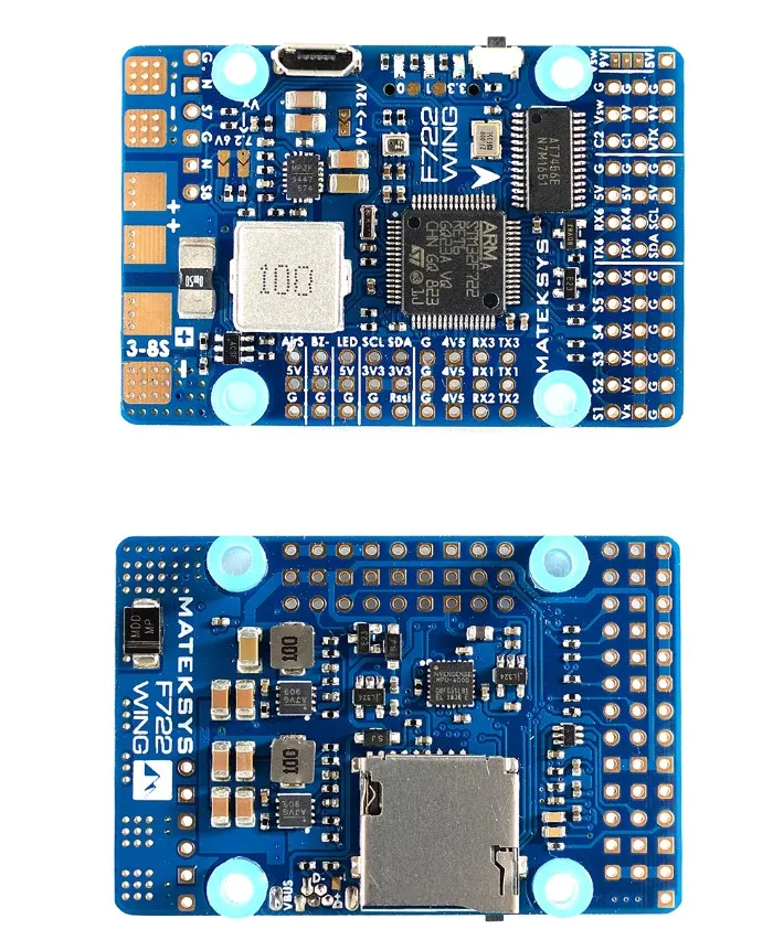 Matek F722 WING MPU6000 барометр OSD Blackbox INAV Flight/BetaFlight 3 6S F7 Контроллер полета для