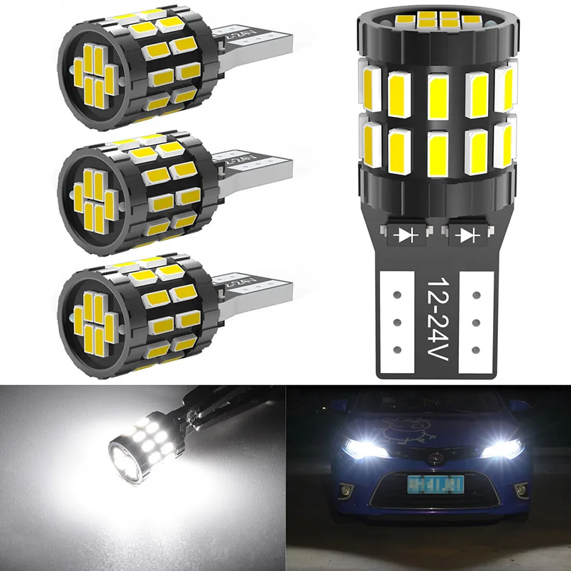 Светодиодсветодиодный лампы Canbus 4x T10 W5W 168 194 6000K светодиодсветодиодный