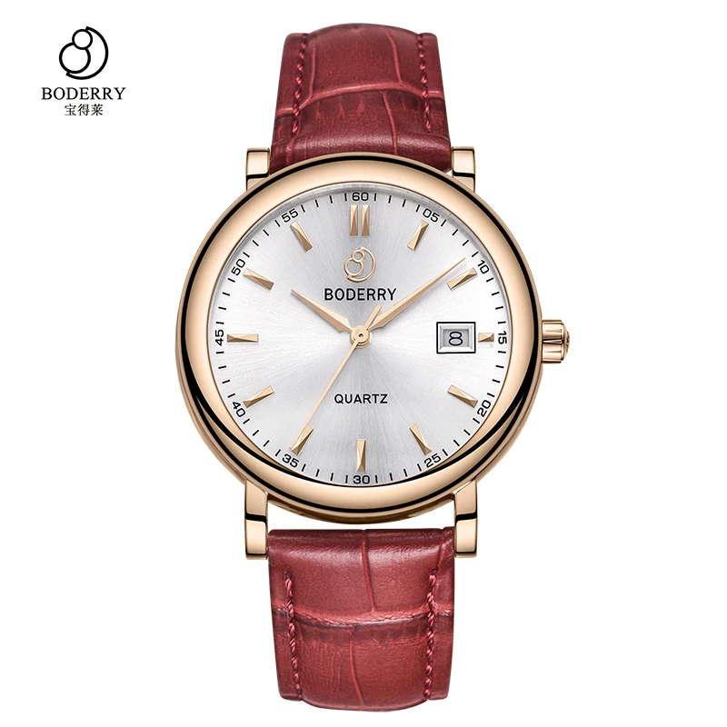 Женские швейцарские кварцевые часы Boderry роскошные топового бренда деловые
