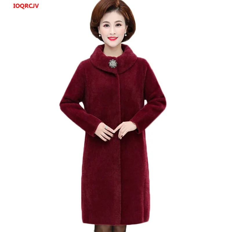 Женская зимняя длинная куртка высококачественное толстое пальто из