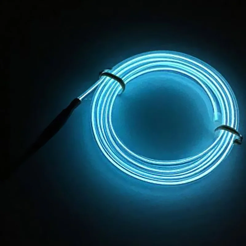 Неоновый светильник с аккумулятором 113 см Светодиодная лента проводом 3 в