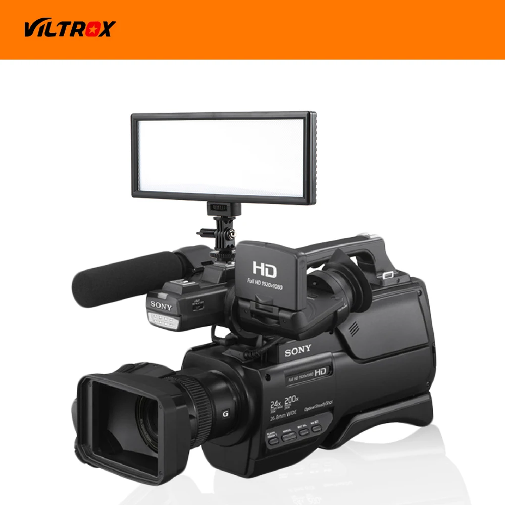 Viltrox L132B Светодиодная лампа для видеосъемки ультратонкий ЖК дисплей с