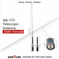 Flexible Nagoya NA-773 SMA Female Walkie Talkie Antenna for BaoFeng UV-5R UV-82 BF-888S UV-XR Dual Band VHF UHF Antenna