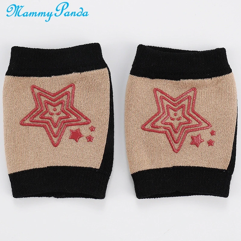 Теплые Детские наколенники с милыми звездами защитные для малышей девочек |