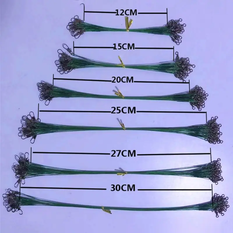10 шт. приманка Передняя проволока анти-укус стальная Рыболовная Снасть