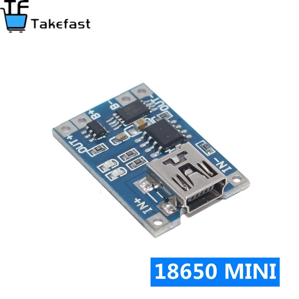 Зарядная плата TP4056 MINI USB 5 шт. 18650 А литиевая батарея модуль зарядного устройства