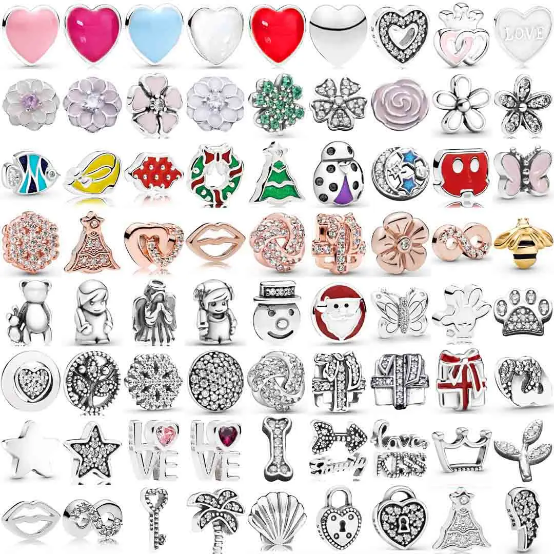 

Daisy Flower Star Love Heart Tree Bee Girl Boy Locket Floating Charm 925 Sterling Silver Beads Fit pandora Bracelet Diy Jewelry