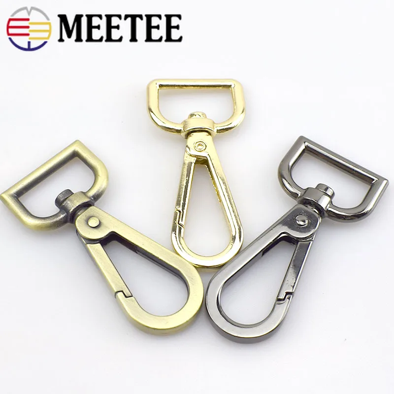Meetee/10 шт./50 шт. оптовые поставки металлический мешок 16 мм ремень с пряжкой